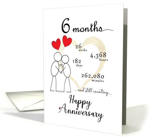 6 month best sale wedding anniversary